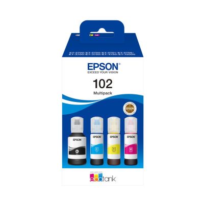 Epson 102 EcoTank Tinten Cyan Magenta Gelb 127 ml 70 ml Tintenstrahl