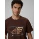 3. Herren-T-Shirt mit Aufdruck, regulär, Größe 4F 4FRSS26TTSHM4230-81S