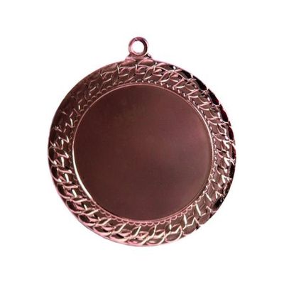 5. Bronzemedaille insgesamt mit Platz für ein 50-mm-Emblem – Stahlmedaille