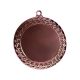 5. Bronzemedaille insgesamt mit Platz für ein 50-mm-Emblem – Stahlmedaille