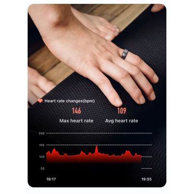 7. Smart Ring RUBICON R6 Gold/Silber GRÖSSE 10 (US) SMARUB325