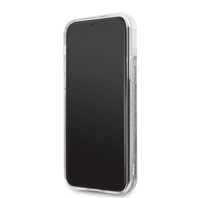 6. Karl Lagerfeld Iconic Glitter iPhone 11 Pro Hülle – Schwarz