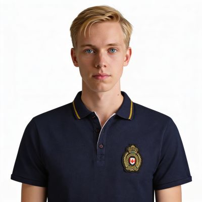 6. Canadian Peak KARITEAK NAVY RM MEN 254 Poloshirt (RBMSX1759H/CP-MARINE)