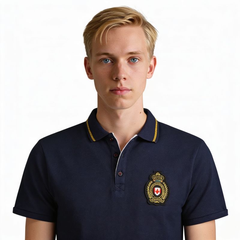 6. Canadian Peak KARITEAK NAVY RM MEN 254 Poloshirt (RBMSX1759H/CP-MARINE)