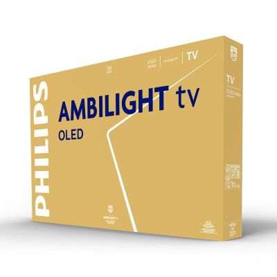 2. Philips OLED 4K Ambilight 55OLED770/12 55" Smart TV mit TITAN UHD-Betriebssystem, Grau