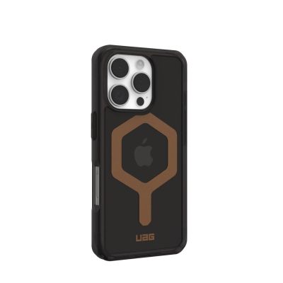 5. UAG Plyo Magsafe - Schutzhülle für iPhone 16 Pro, kompatibel mit MagSafe (schwarz/bronze)