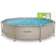 VIRTUFIT RUNDER POOL 305 CM MIT FILTPUMPE BEIGE