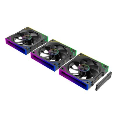 3. Xilence Gaming Series XPF360R.ARGB Computergehäuselüfter 12cm Schwarz 3 Stück.