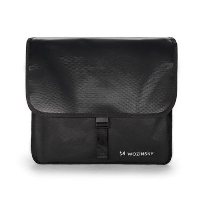 4. Wozinsky doppelte Fahrradtasche für den Gepäckträger, 28 l, schwarz (WBB34BK)