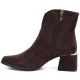 3. Braune Wildleder-Ankle-Boots mit hohem Absatz, Potocki 12422