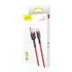 10. Baseus Cafule Kabel CAMKLF-C09 USB-A / Micro USB 1,5A 2 m - rot