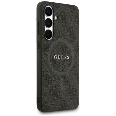 5. Guess 4G Ring Classic Logo MagSafe Hülle für Samsung Galaxy S25 FE - Schwarz