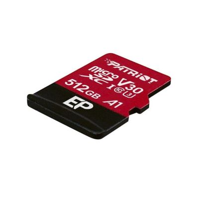 2. Patriot Memory EP Pro PEF512GEP31MCX Speicherkarte mit Adapter (512 GB; Klasse 10, Klasse A1, Klasse U3, V30; Adapter, Speicherkarte)