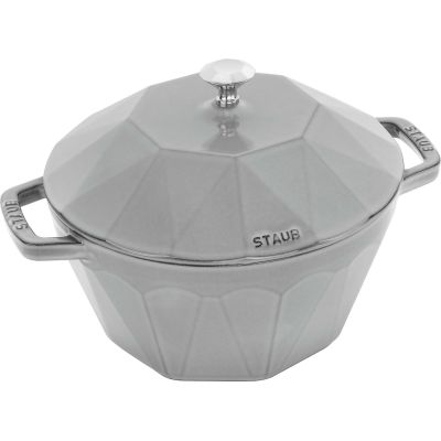 STAUB SPECIAL COCOTTE Diamant-Gusseisentopf 2,8 l, grau
