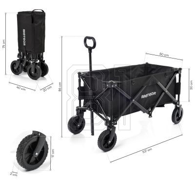 11. Meteor 16916 faltbarer Transportwagen