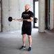 39. Gummierte Festhantel/Stange HMS 40 kg GSG-40 