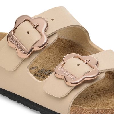 2. Birkenstock ARIZONA FLOWER BUCKLE KIDS 1030439 SANDCASTLE Flip-Flops (Standardweite)