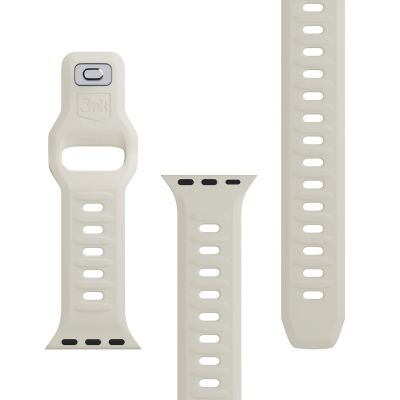 14. 3mk Silikon- Watch für Apple Watch 42/44/45/49 mm – Beige
