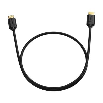 6. Baseus-Kabel HDMI 2.0-Kabel 4K 60 Hz 3D HDR 18 Gbps 1 m schwarz (CAKGQ-A01)