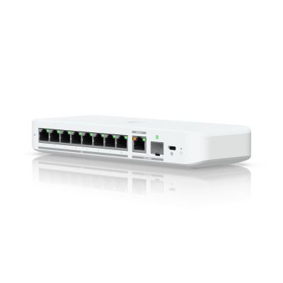 18. Switch Ubiquiti UniFi 9p Managed Multigigabit/10G (USW-Flex-2.5G-8-EU)