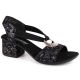 7. Bequeme Rieker W RKR679 schwarze Sandalen
