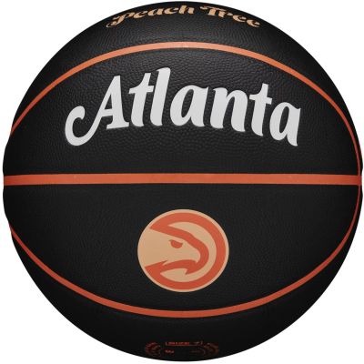 2. Wilson NBA Team City Collector Atlanta Hawks Ball WZ4016401ID Basketball