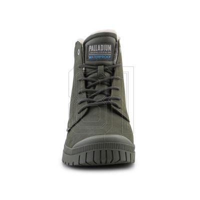 3. Palladium SP20 Cuff Leather Waterproof WL U 79067-325-M Olive Night Schuhe