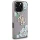 4. Guess Grained Roses Big 4G Logo iPhone 16 Pro Max Hülle - Lila