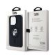 8. Karl Lagerfeld Silikon Karl&Choupette MagSafe Hülle für iPhone 15 Pro – Schwarz
