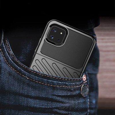 8. Thunder Case Flexibel Robuste Panzer Handyhülle TPU Schutzhülle für Samsung Galaxy A22 5G blau