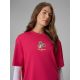 6. Locker geschnittenes Damen-T-Shirt mit Aufdruck 4F 4FRSS26TTSHF3706-53S