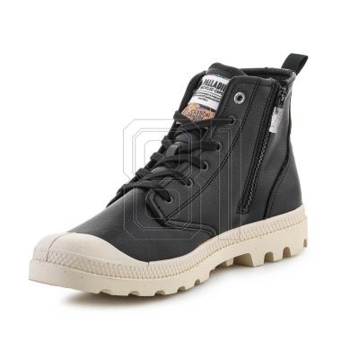 4. Palladium Pampa Hi Re-Vegan Leather U Schuhe 74378-008-M Schwarz