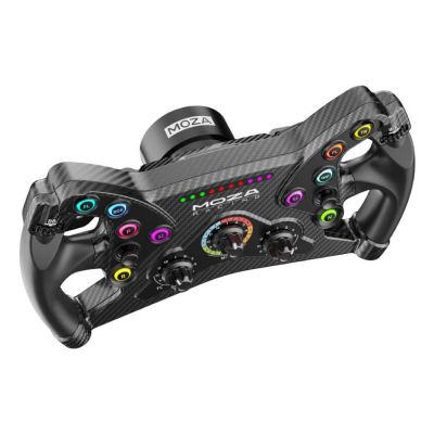 6. Moza Racing RS047 Gamecontroller Schwarzes PC-Lenkrad