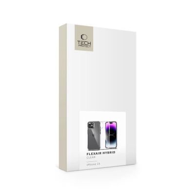 6. Tech-Protect FlexAir Hybrid-Hülle für iPhone 15 – transparent