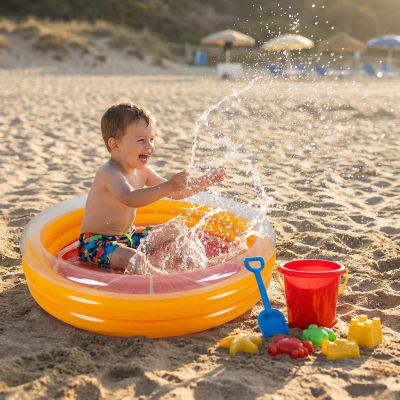 5. Kinderbecken 3-Ring Grapefruit 168x38cm 51625