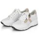 16. Rieker W N6304-80 weiße Lederkeilschuhe