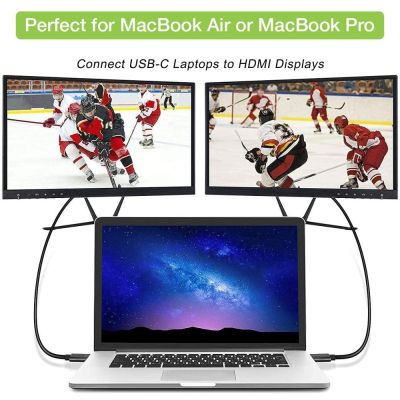 4. Techly IADAP USBC-HDMI2TY externe USB-Grafikkarte 3840 x 2160 px Schwarz