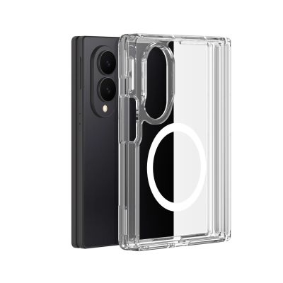 Dux Ducis Clin Mag Case für Samsung Galaxy Z Fold 8 Wide, kompatibel mit MagSafe – Transparent
