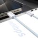 3. Dudao L6C USB-C – USB-C PD-Kabel 30 W 1 m – Hellblau