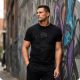2. Schwarzes Herren-T-Shirt aus Baumwolle, DBX Bushido