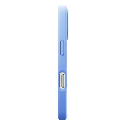 4. Puro Gradient MagSafe Silikonhülle für iPhone 16 – Blau