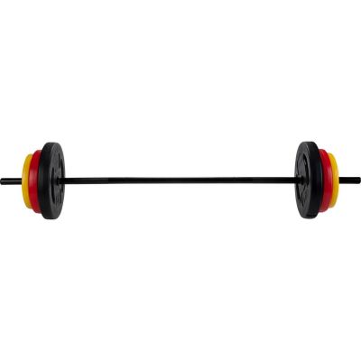26. Zusammenklappbare Hantelstange aus Verbundmaterial, 20 kg, 130 cm, Pure 2 Improve