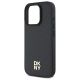 6. DKNY Repeat Pattern Stack Logo MagSafe-Hülle für iPhone 16 Pro Max – Schwarz