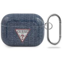 Guess GUACAPTPUJULDB AirPods Pro decken die marineblaue/dunkelblaue Jeanskollektion ab