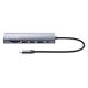 4. Manhattan 153966 Kabelgebundene Dockingstation USB 3.2 Gen 2 (3.1 Gen 2) Typ-C Silber
