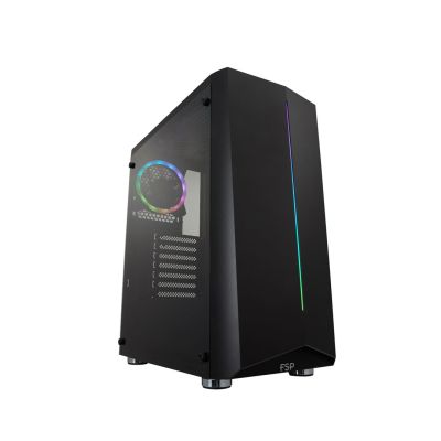2. FSP CMT151 Midi-Tower Schwarz