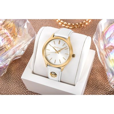 5. MICHAEL KORS Slim Runway MK7544 Damenuhr + Box