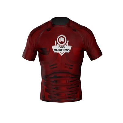 2. Der Kompressions-Rashguard „Cyborg“ besteht aus DBX MORE DRY M-Material.