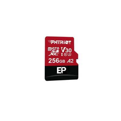 2. Patriot EP Pro A2 Micro SDXC 256GB 90/80 MB/s V30 U3 Klasse 10