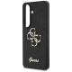 6. Guess Fixed Glitter Big 4G Metal Logo Hülle für Samsung Galaxy S26 - Schwarz